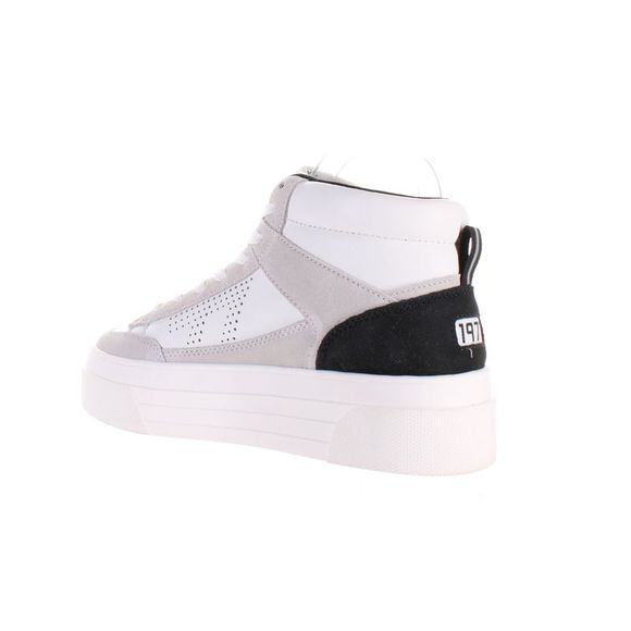 Le TIGRE Womens Midtown Hi White Fashion Sneaker Size 6 Medium (B, M) - Picture 3 of 4